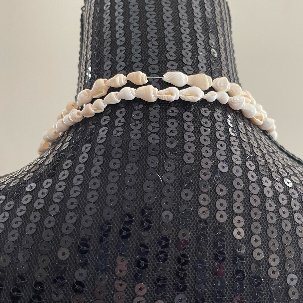 Tiny Shells Long Strand Necklace - Picture 3 of 5
